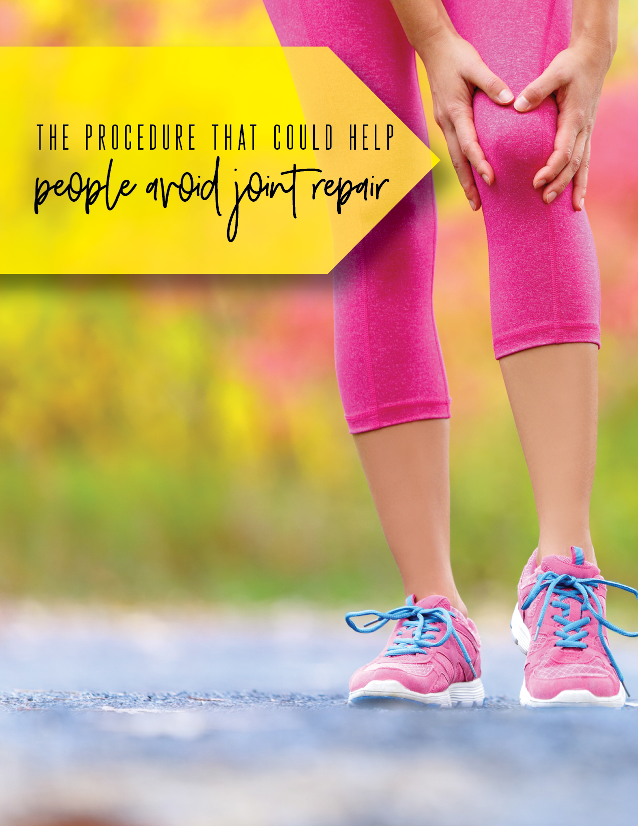 Helping people avoid joint repair Image